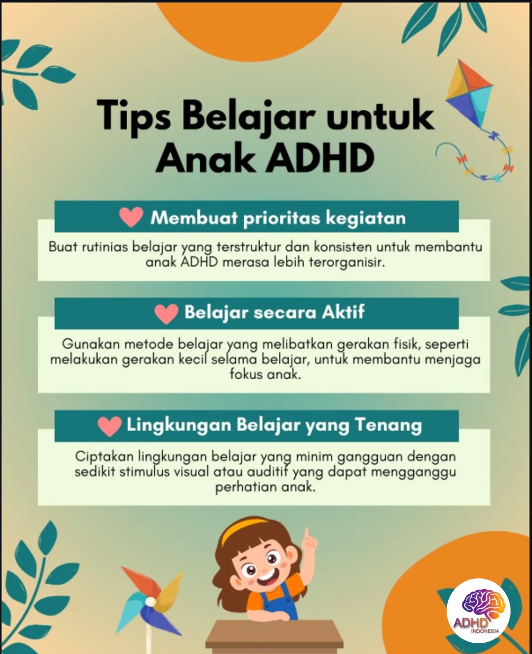 Strategi Belajar yang Cocok untuk Anak ADHD di Kabupaten Morowali
